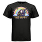 BEE HAPPY Cute Reaper Rainbow Bee Graphic T-Shirt | Cute Goth Tee 425 - Project Hood
