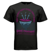 BEST MOMENT Y2K Knives Vinyl Record Graphic T-Shirt | Unisex Streetwear 267 - Project Hood