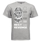 BEST REVENGE Black and White Ski Mask Graphic T-Shirt | Unisex Streetwear 268 - Project Hood