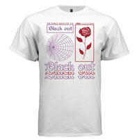 BLACK OUT Y2K Gothic Rose Graphic T-Shirt | Unisex Streetwear 271 - Project Hood