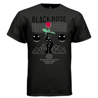 BLACK ROSE Y2K Hand and Rose Graphic T-Shirt | Unisex Streetwear 272 - Project Hood