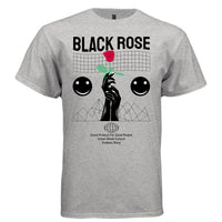 BLACK ROSE Y2K Hand and Rose Graphic T-Shirt | Unisex Streetwear 272 - Project Hood