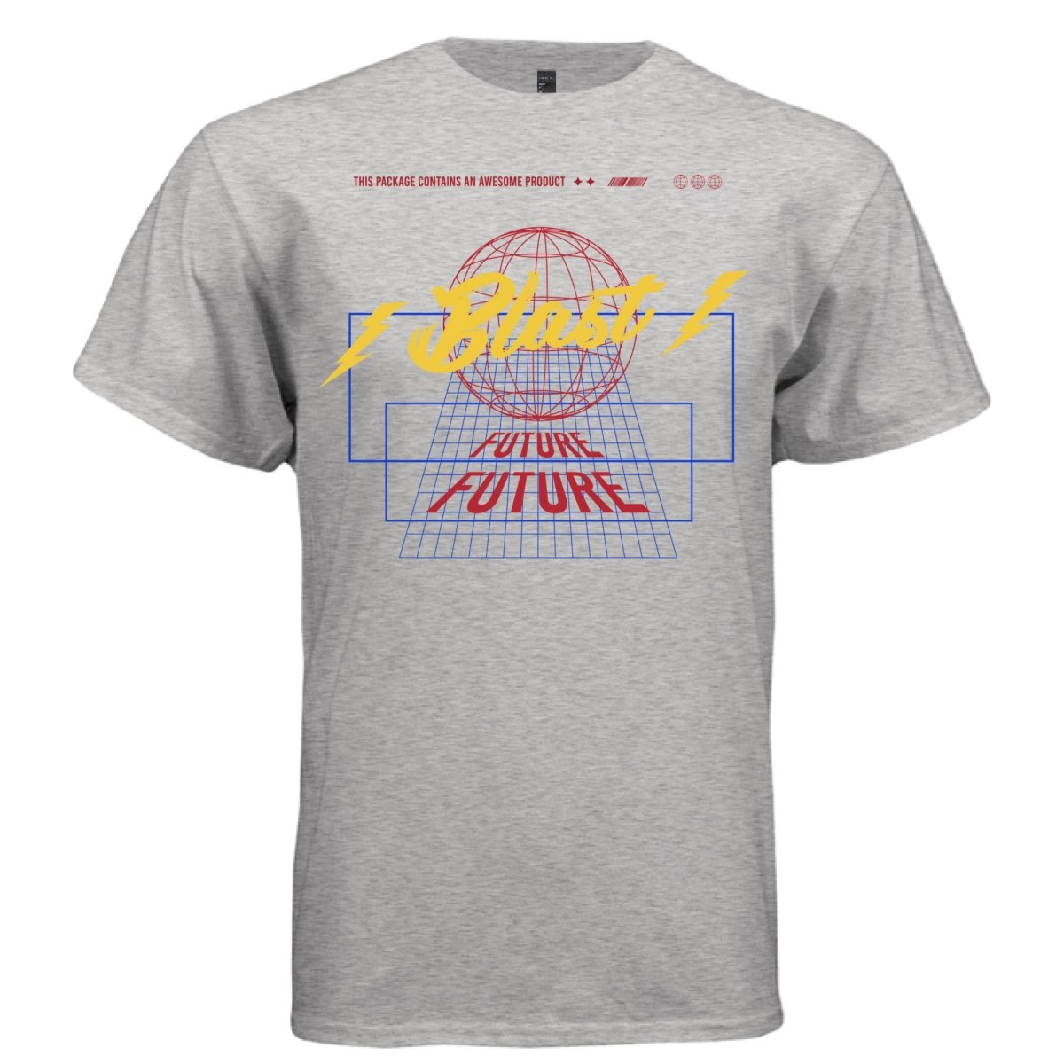 BLAST Y2K Retro Future Grid Graphic T-Shirt | Unisex Streetwear 273 - Project Hood