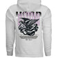 BLESSING Engraved Angel Barbed Wire Pink Oversized Hoodie | Project Hood 84 - Project Hood