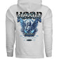 BLESSING SOULS Blue Praying Angel Butterfly Wings Oversized Hoodie | Project Hood 141 - Project Hood