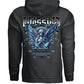 BLESSING SOULS Blue Praying Angel Butterfly Wings Oversized Hoodie | Project Hood 141 - Project Hood