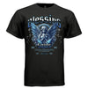 BLESSING SOULS Praying Angel Blue Wings Oversized Streetwear T-Shirt | Project Hood 141 - Project Hood