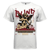 BLIND LOVE Cupid Flames Dark Romance Oversized Streetwear T-Shirt | Project Hood 85 - Project Hood