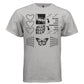 BLUE Y2K Butterfly and Chains Graphic T-Shirt | Unisex Streetwear 278 - Project Hood