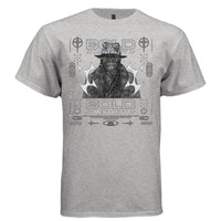 BOLD MENTALITY Y2K Halftone Masked Figure Graphic T-Shirt | Unisex Streetwear 279 - Project Hood