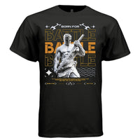 BORN FOR BATTLE Y2K Warrior Statue Graphic T-Shirt | Unisex Streetwear 281 - Project Hood