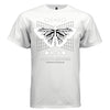BORN TO BE FREE Y2K Butterfly Line-Art Graphic T-Shirt | Unisex Streetwear 282 - Project Hood