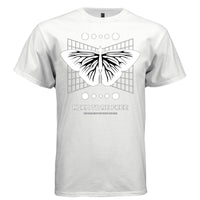 BORN TO BE FREE Y2K Butterfly Line-Art Graphic T-Shirt | Unisex Streetwear 282 - Project Hood