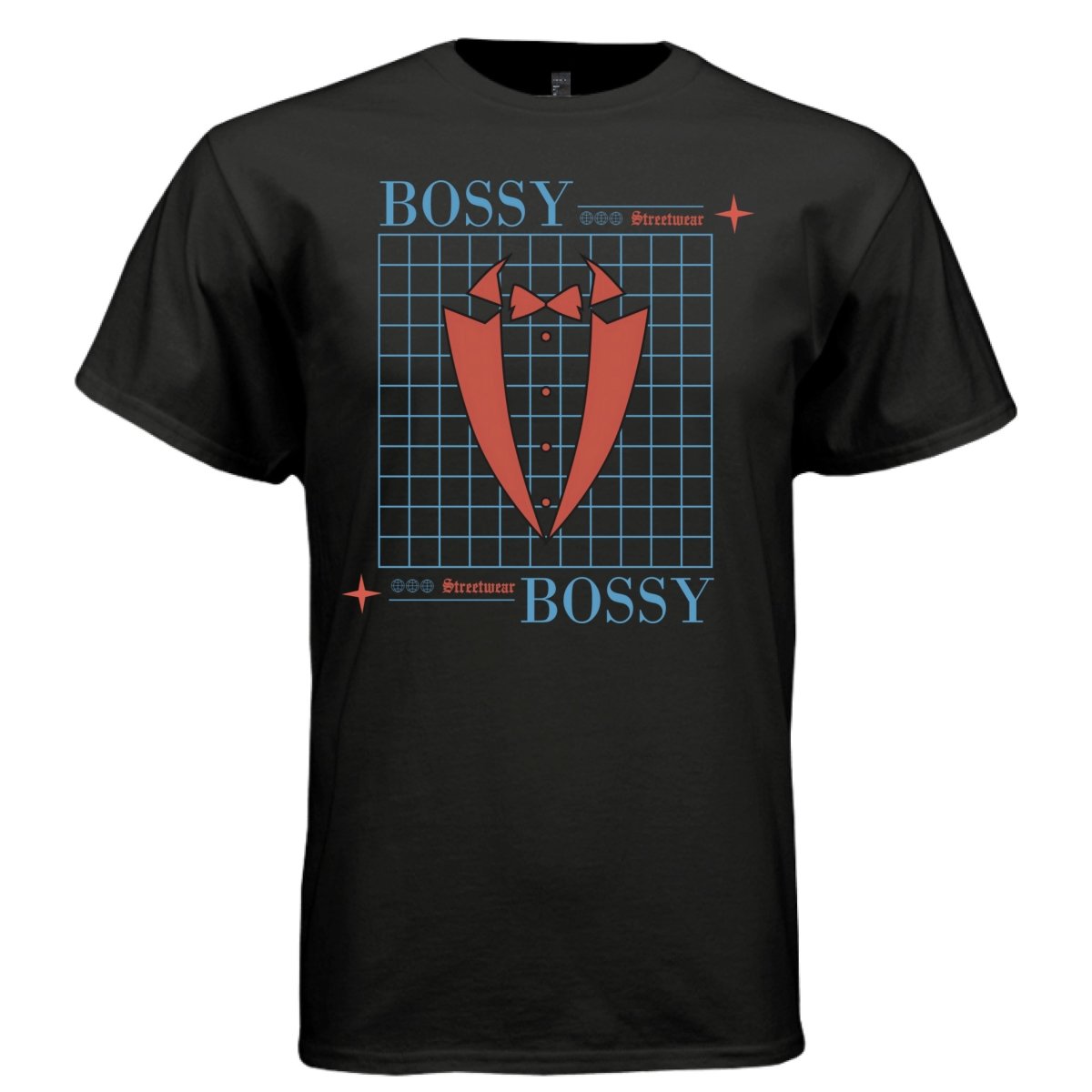 BOSSY Y2K Tuxedo Graphic T-Shirt | Unisex Streetwear 289 - Project Hood