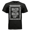 BRAZEN Y2K Warped Type Monochrome Graphic T-Shirt | Unisex Streetwear 292 - Project Hood