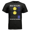 BREAK THE SILENCE Y2K Acid Smiley Rave Graphic T-Shirt | Unisex Streetwear 295 - Project Hood