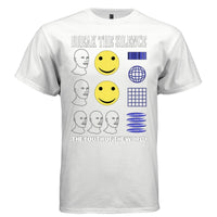 BREAK THE SILENCE Y2K Acid Smiley Rave Graphic T-Shirt | Unisex Streetwear 295 - Project Hood