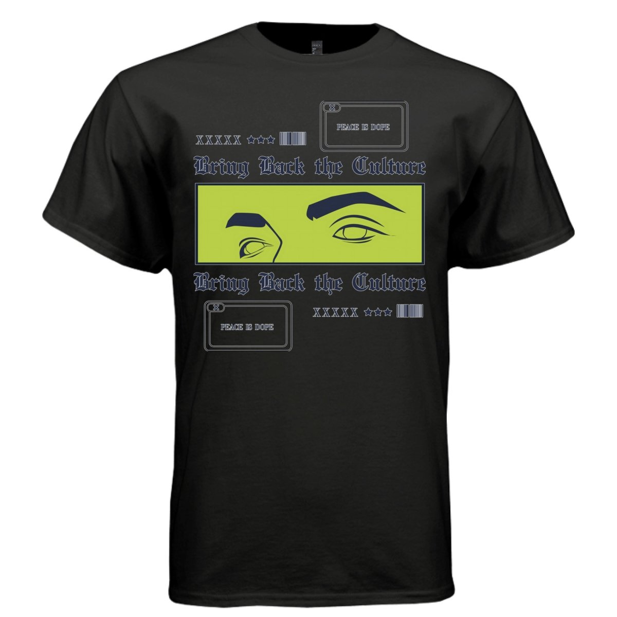 BRING BACK THE CULTURE Y2K Blackletter Eyes Culture Graphic T-Shirt | Unisex Streetwear 298 - Project Hood