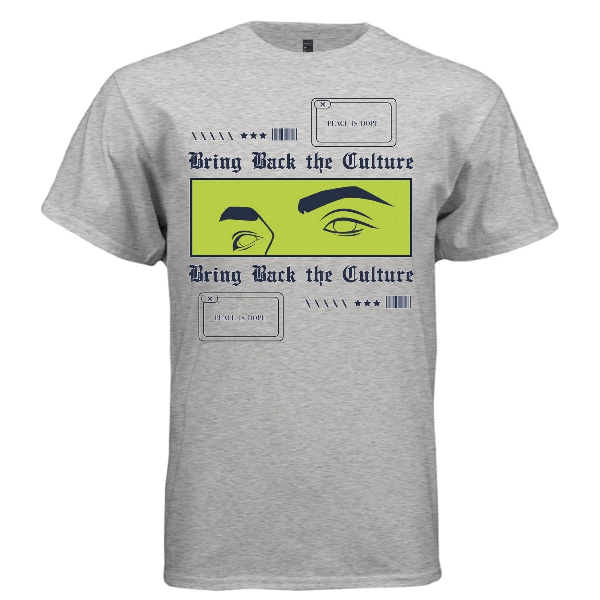 BRING BACK THE CULTURE Y2K Blackletter Eyes Culture Graphic T-Shirt | Unisex Streetwear 298 - Project Hood