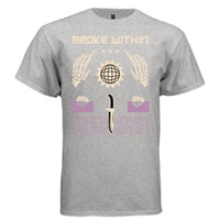 BROKE WITHIN Y2K Skeleton Hands Rose Graphic T-Shirt | Unisex Streetwear 299 - Project Hood