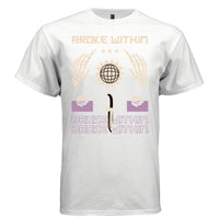 BROKE WITHIN Y2K Skeleton Hands Rose Graphic T-Shirt | Unisex Streetwear 299 - Project Hood