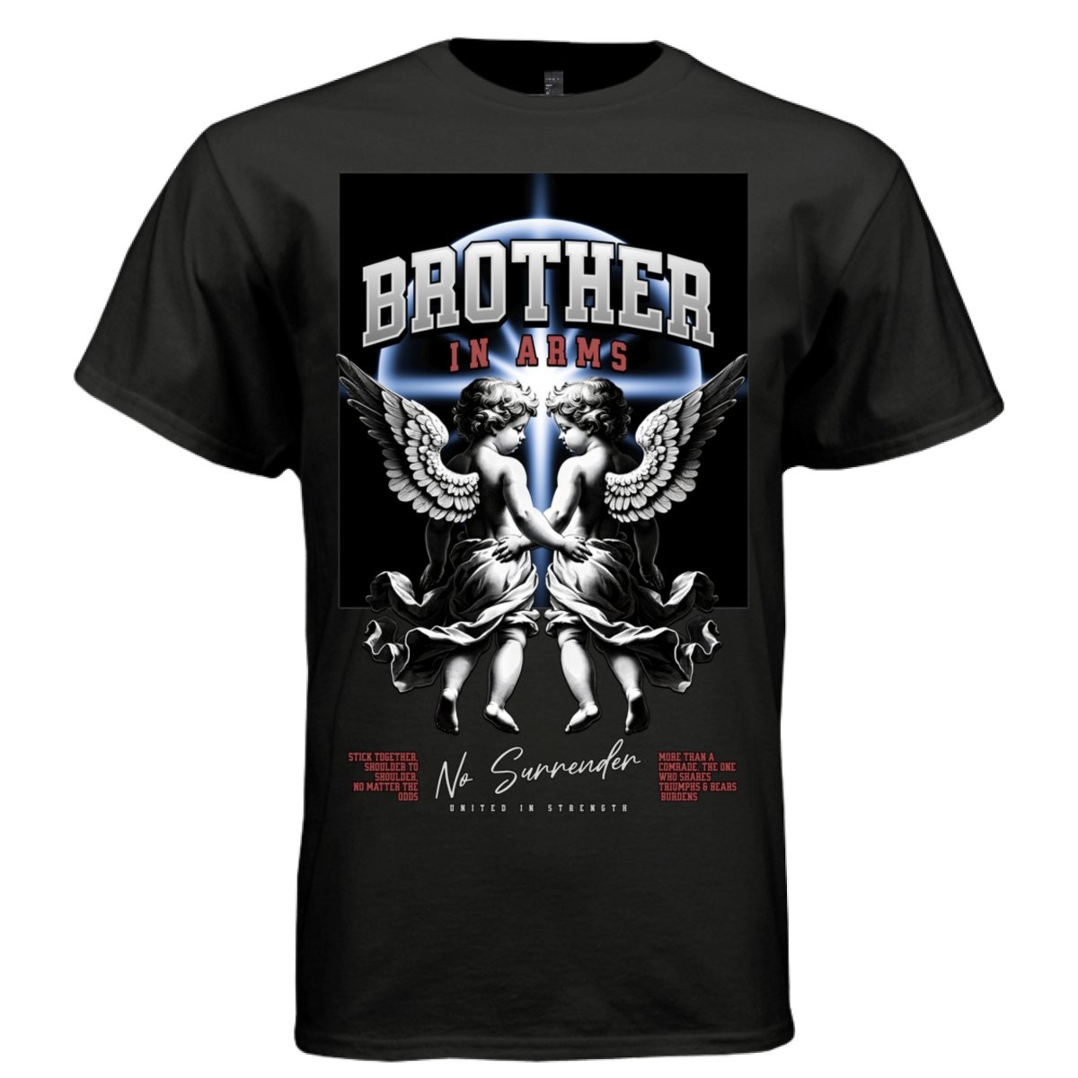 BROTHER IN ARMS Cherub Unity No Surrender Oversized Streetwear T-Shirt | Project Hood 175 - Project Hood
