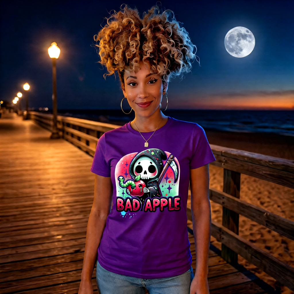 Unisex Candy Reaper colorful cartoon reaper streetwear T-shirt in 6 vibrant colors, high quality graphic tee for men, women, and all ages