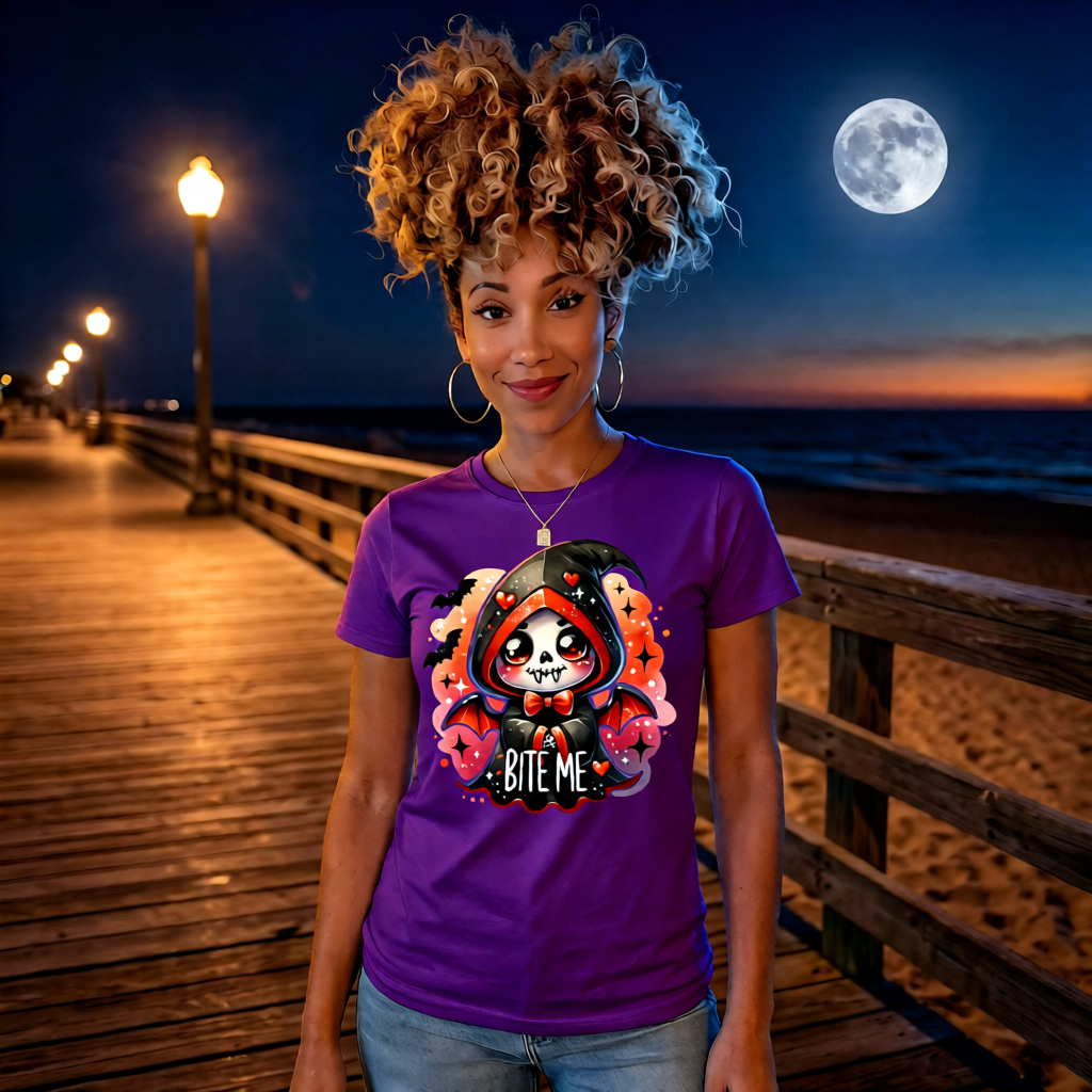Unisex Candy Reaper colorful cartoon reaper streetwear T-shirt in 6 vibrant colors, high quality graphic tee for men, women, and all ages