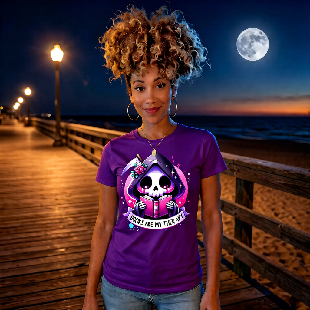 Unisex Candy Reaper colorful cartoon reaper streetwear T-shirt in 6 vibrant colors, high quality graphic tee for men, women, and all ages