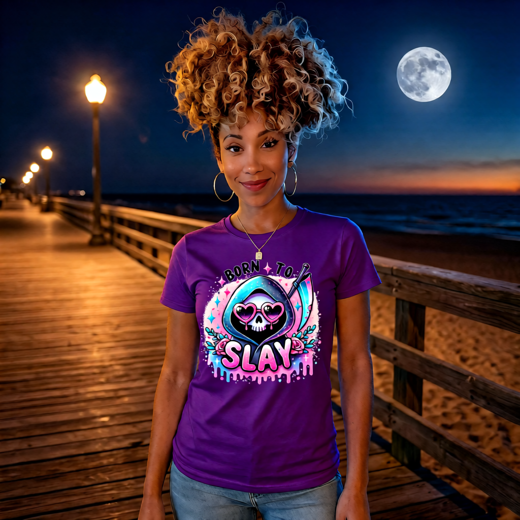 Unisex Candy Reaper colorful cartoon reaper streetwear T-shirt in 6 vibrant colors, high quality graphic tee for men, women, and all ages