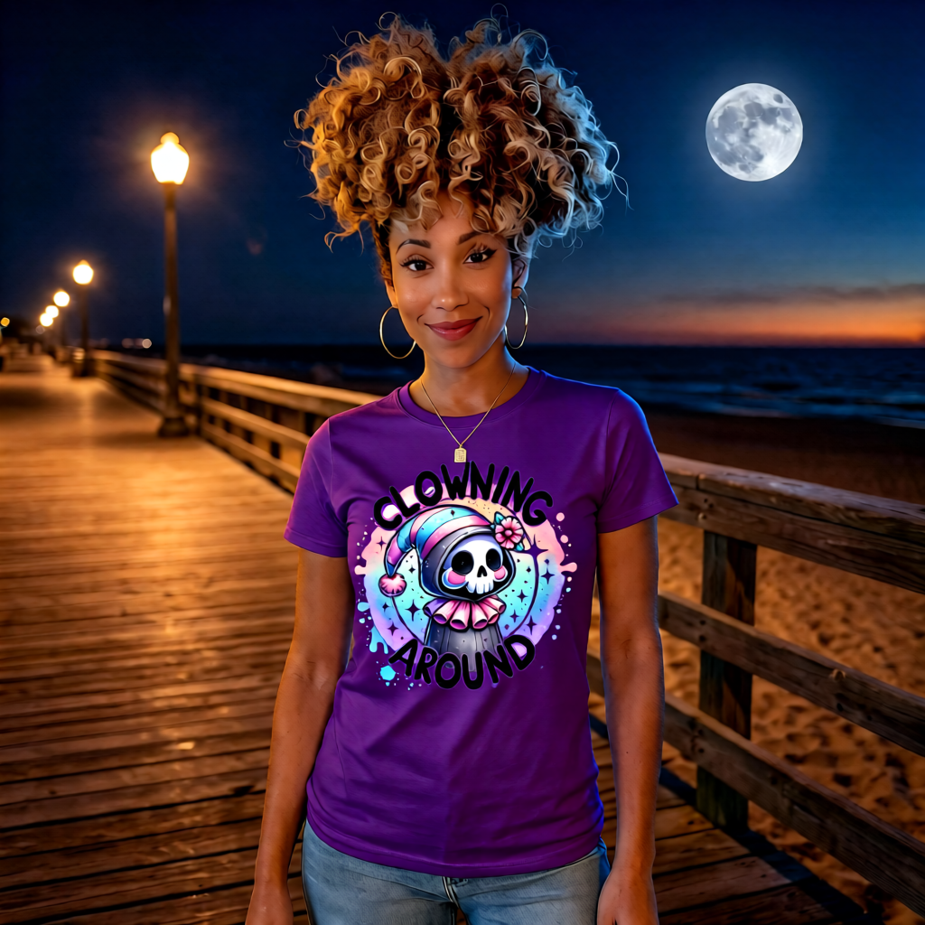 Unisex Candy Reaper colorful cartoon reaper streetwear T-shirt in 6 vibrant colors, high quality graphic tee for men, women, and all ages