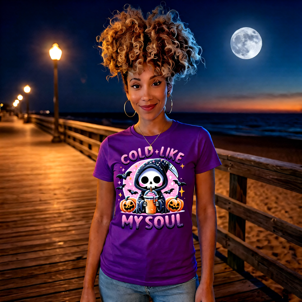 Unisex Candy Reaper colorful cartoon reaper streetwear T-shirt in 6 vibrant colors, high quality graphic tee for men, women, and all ages