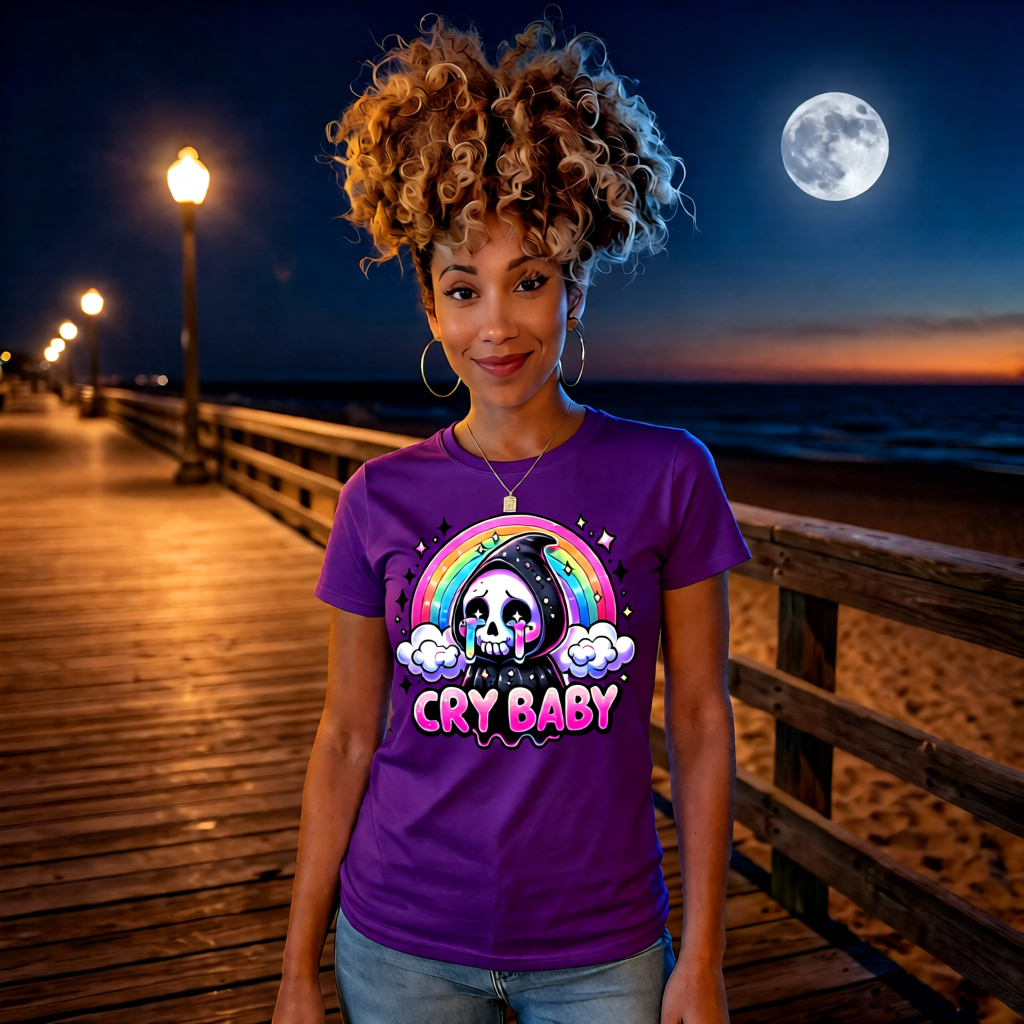 Unisex Candy Reaper colorful cartoon reaper streetwear T-shirt in 6 vibrant colors, high quality graphic tee for men, women, and all ages