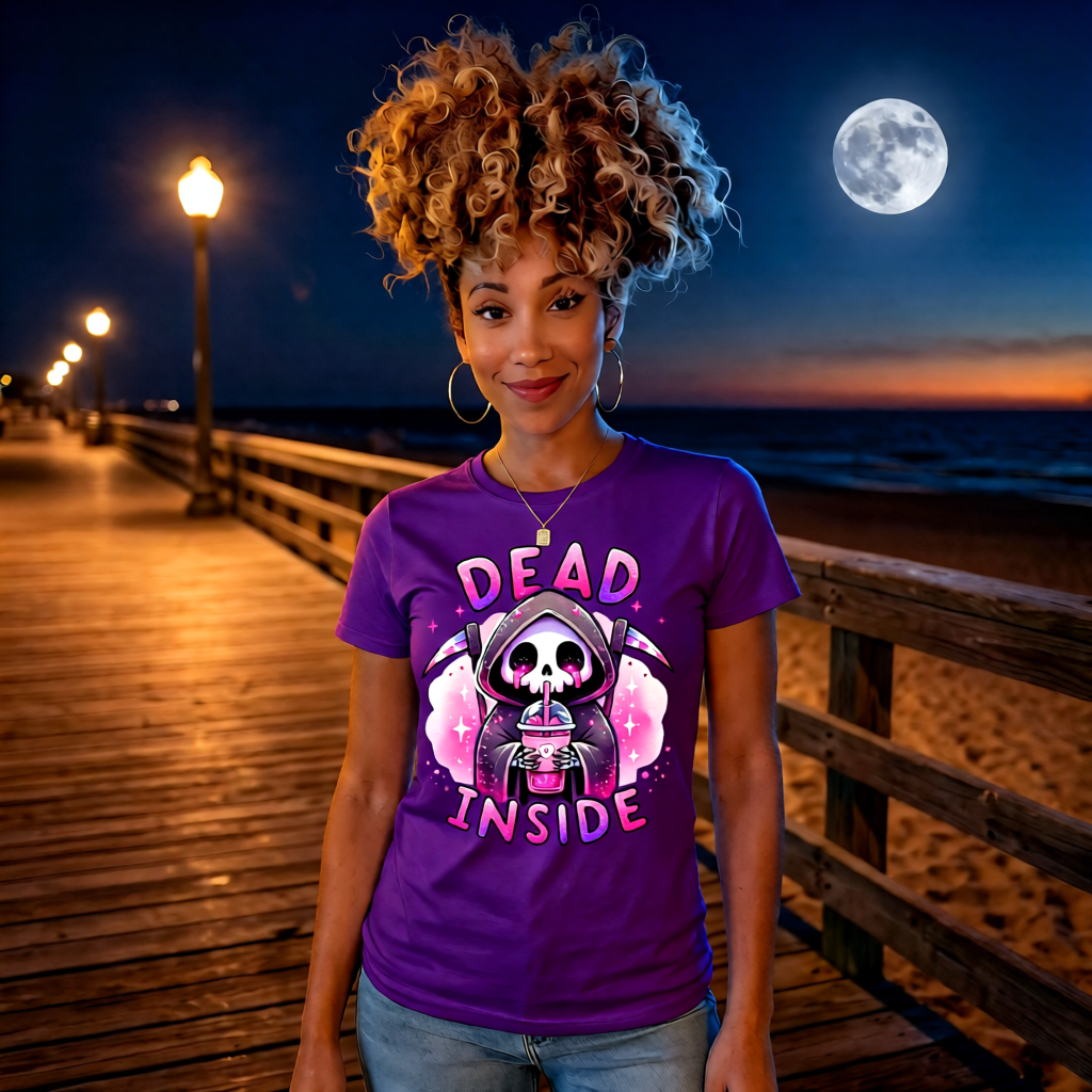 Unisex Candy Reaper colorful cartoon reaper streetwear T-shirt in 6 vibrant colors, high quality graphic tee for men, women, and all ages