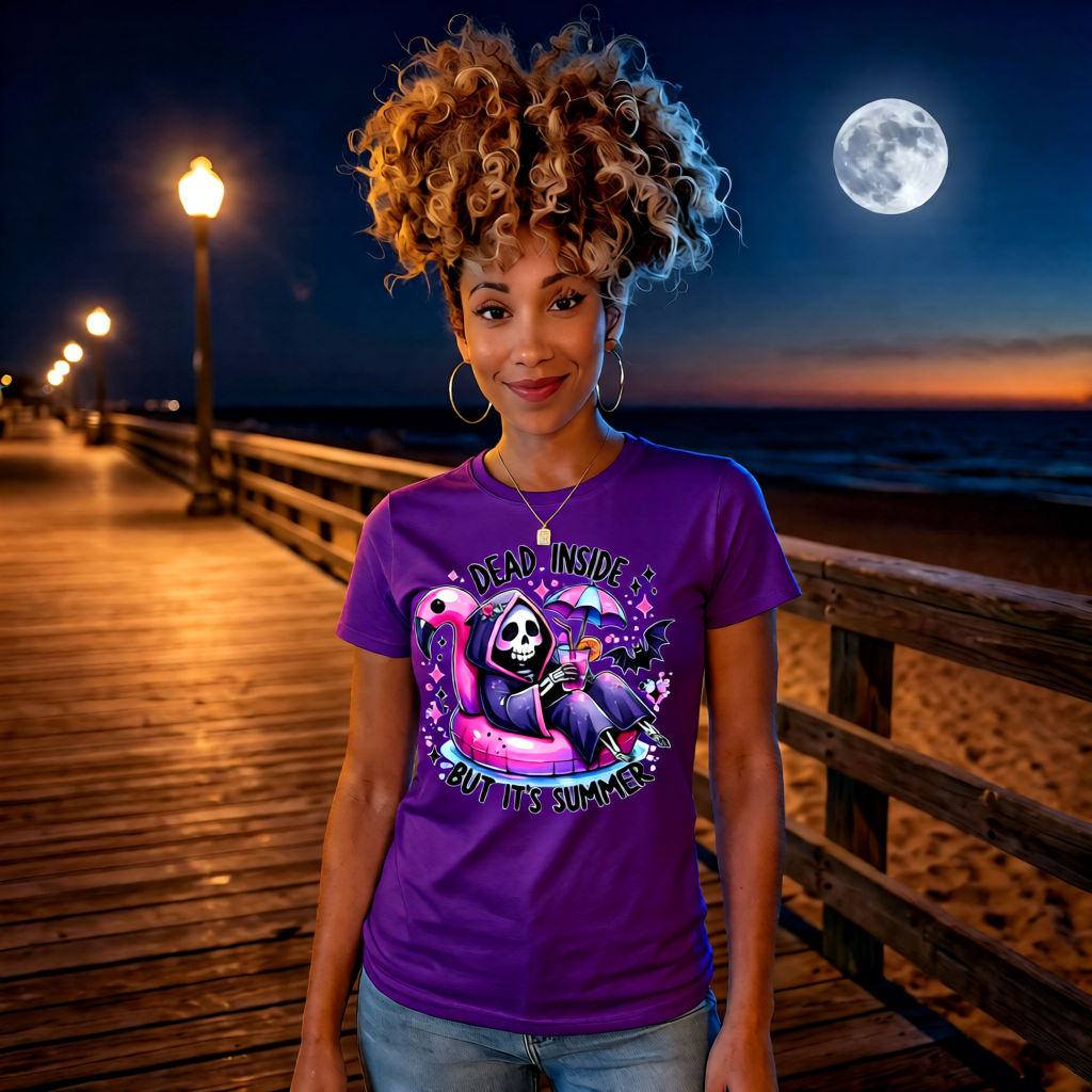 Unisex Candy Reaper colorful cartoon reaper streetwear T-shirt in 6 vibrant colors, high quality graphic tee for men, women, and all ages