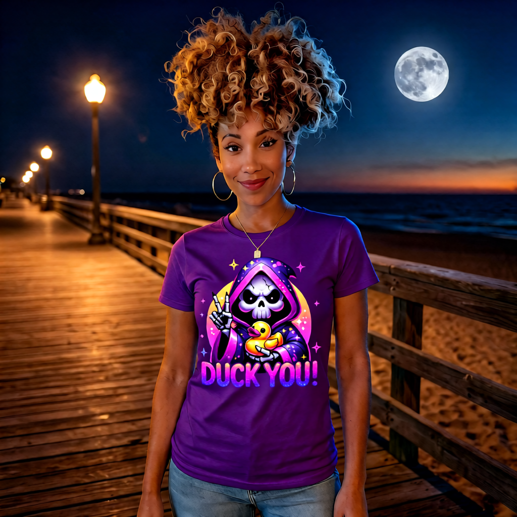 Unisex Candy Reaper colorful cartoon reaper streetwear T-shirt in 6 vibrant colors, high quality graphic tee for men, women, and all ages
