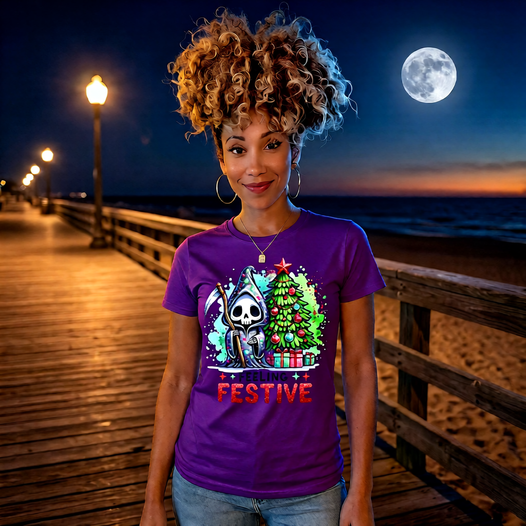 Unisex Candy Reaper colorful cartoon reaper streetwear T-shirt in 6 vibrant colors, high quality graphic tee for men, women, and all ages