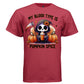 MY BLOOD TYPE IS PUMPKIN SPICE graphic tee navy front, cute pumpkin spice fall goth tee for her Project Hood
