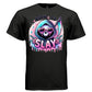 BORN TO SLAY graphic tee sand front, cute pastel goth slay confidence tee Project Hood