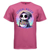 CEREAL KILLER graphic tee white front, cute reaper cereal pun tee for women Project Hood