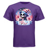 CHILL THE 4TH OUT graphic tee black front, cute goth reaper 4th of july tee Project Hood