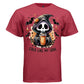 COLD LIKE MY SOUL graphic tee navy front, cute iced coffee halloween goth tee for her Project Hood