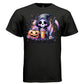 COLD LIKE MY SOUL graphic tee sand front, cute pastel goth purple pumpkin iced coffee tee Project Hood