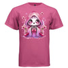 CHERRY REAPER graphic tee white front, cute reaper cherry coquette tee for women Project Hood