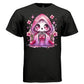 CHERRY REAPER graphic tee sand front, cute pastel goth cherry coquette tee Project Hood