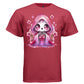 CHERRY REAPER graphic tee navy front, cute cherry coquette goth tee for her Project Hood