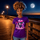 COSMIC COWGIRL cute pastel goth reaper space cowgirl graphic tee for women Project Hood
