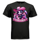 COSMIC COWGIRL graphic tee sand front, cute pastel goth space cowgirl tee Project Hood