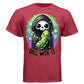 DILL WITH IT graphic tee navy front, cute pickle goth tee for her Project Hood