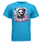 DILLY DALLYING graphic tee light steel front, cute reaper pickle and daisies tee Project Hood